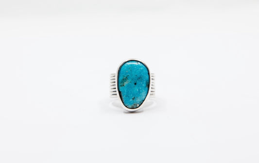 7 Band Turquoise Ring